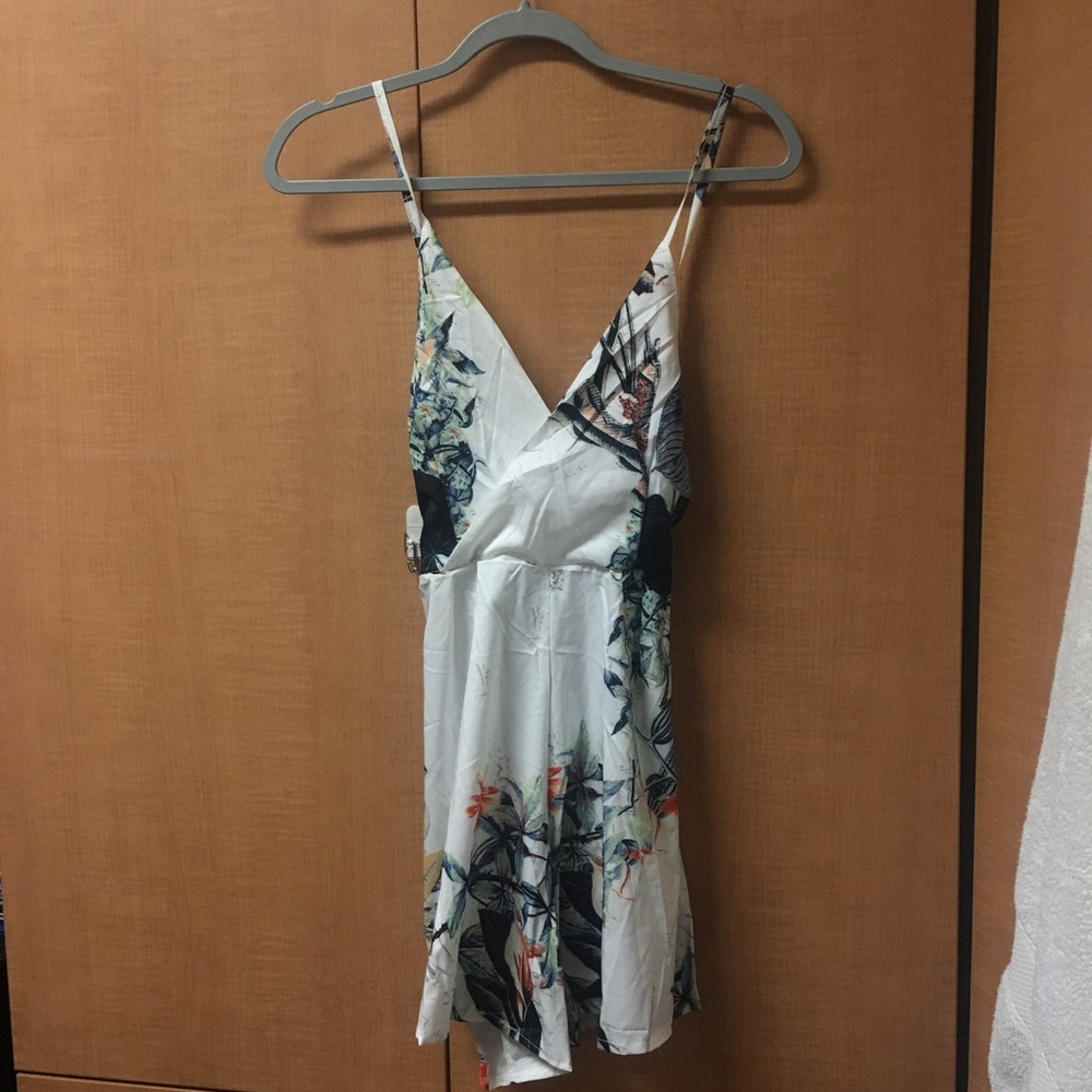 Backless summer romper